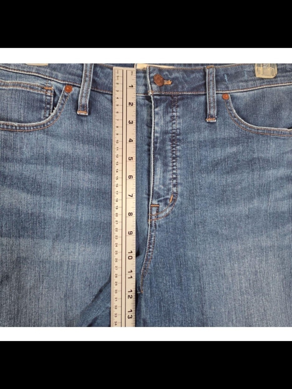 Madewell Curvy High Waisted Skinny Cropped Jeans - Picture 4 of 7